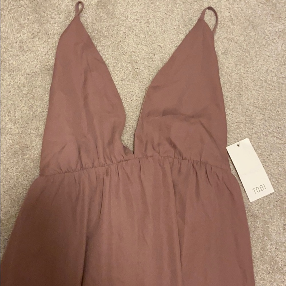 TOBI TAUPE DRESS S/P